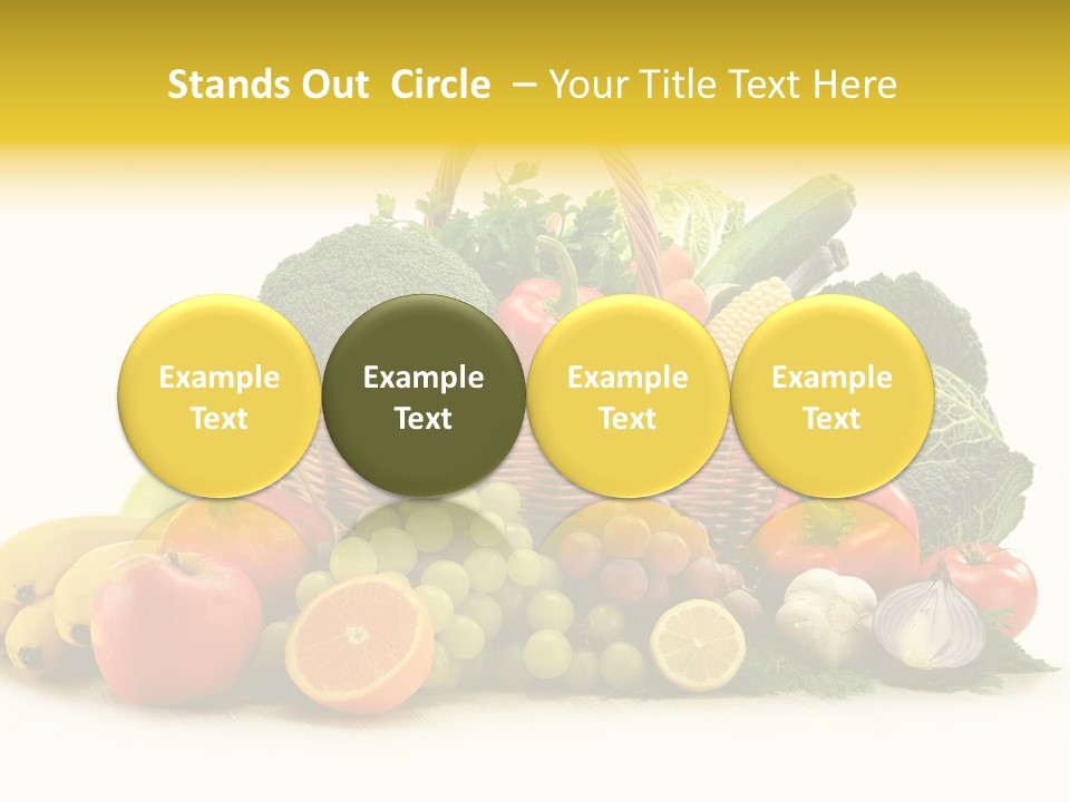 Apple Basket Parsley PowerPoint Template