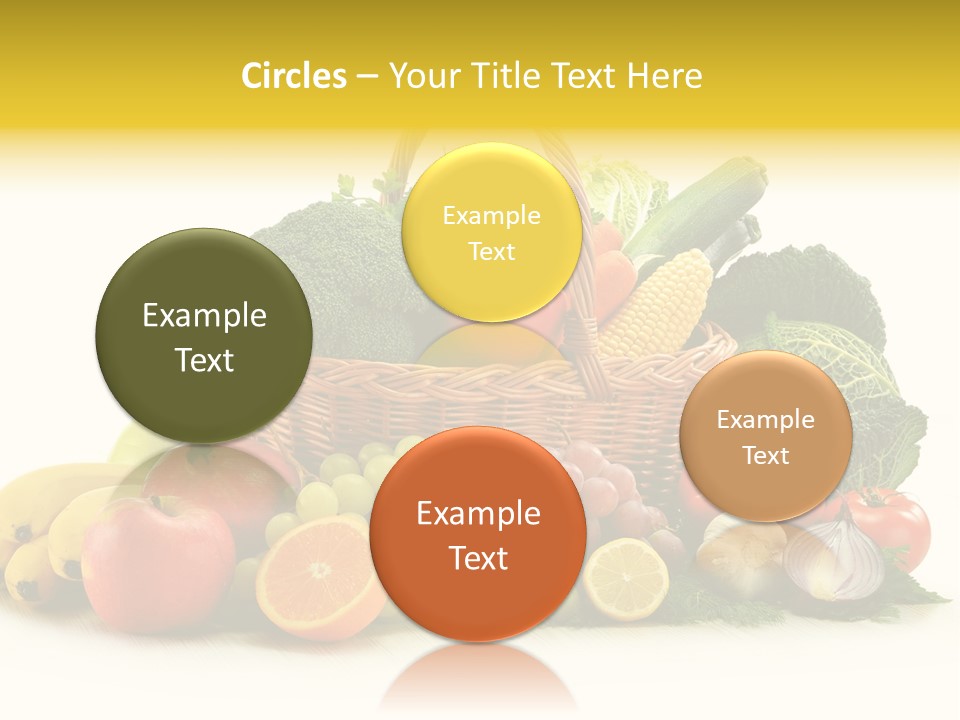 Apple Basket Parsley PowerPoint Template