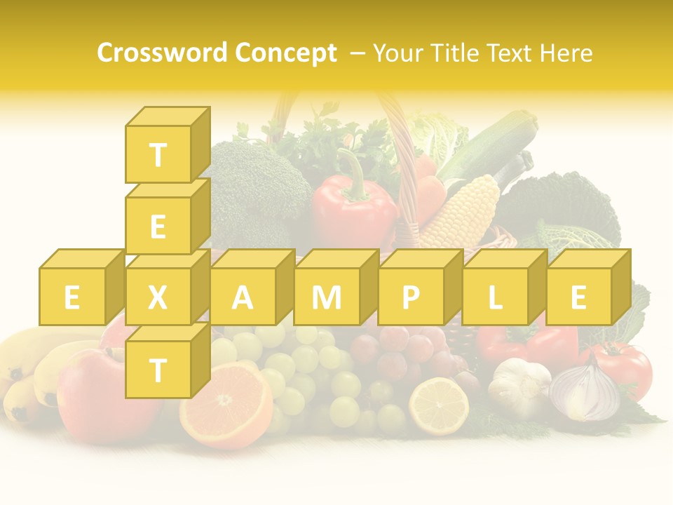 Apple Basket Parsley PowerPoint Template