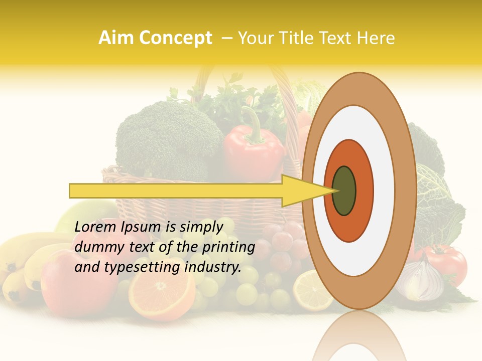 Apple Basket Parsley PowerPoint Template