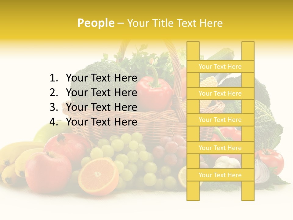 Apple Basket Parsley PowerPoint Template