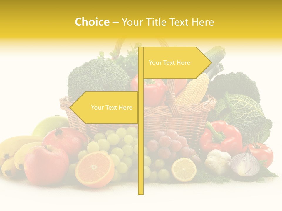 Apple Basket Parsley PowerPoint Template