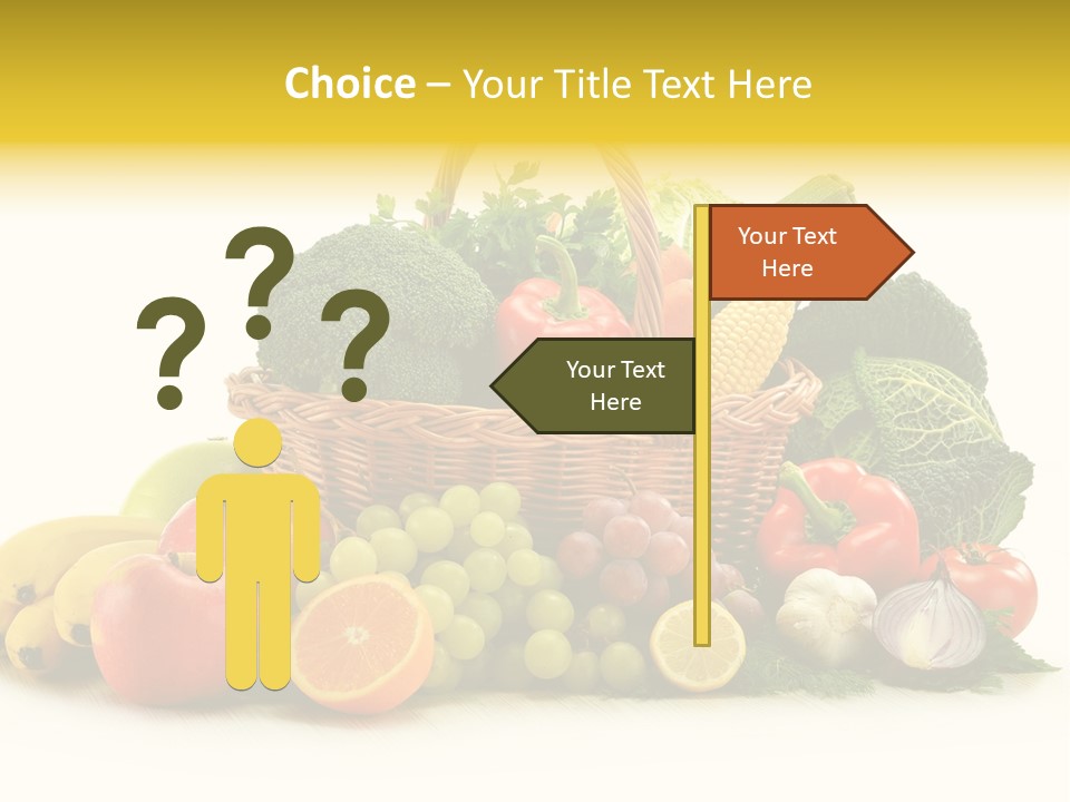 Apple Basket Parsley PowerPoint Template