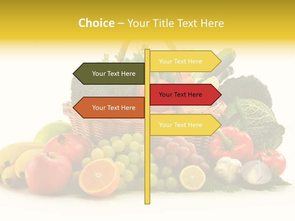 Apple Basket Parsley PowerPoint Template