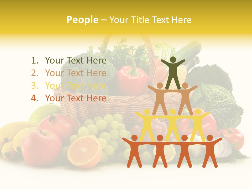 Apple Basket Parsley PowerPoint Template