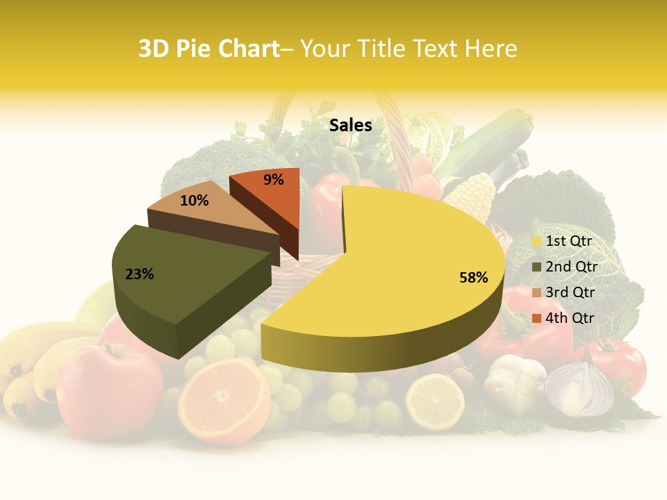 Apple Basket Parsley PowerPoint Template