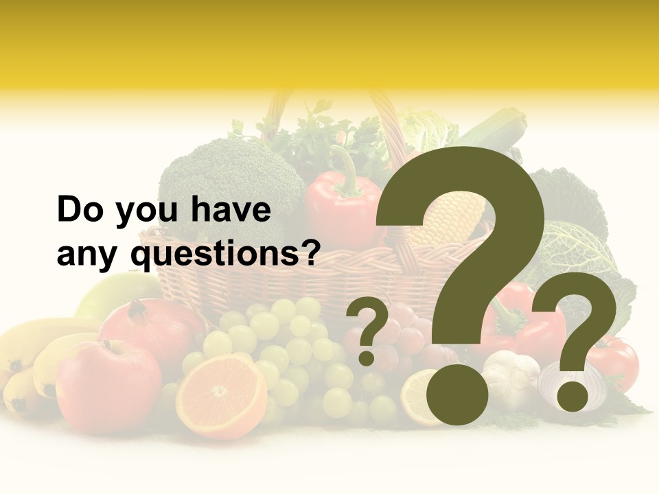 Apple Basket Parsley PowerPoint Template