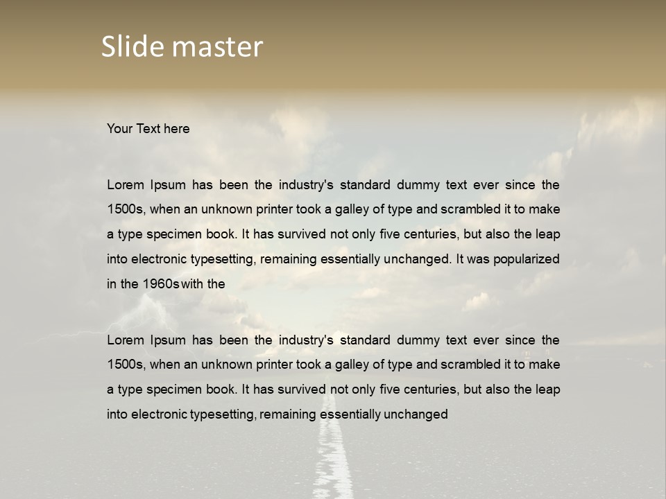 Landscape Scene Motion PowerPoint Template