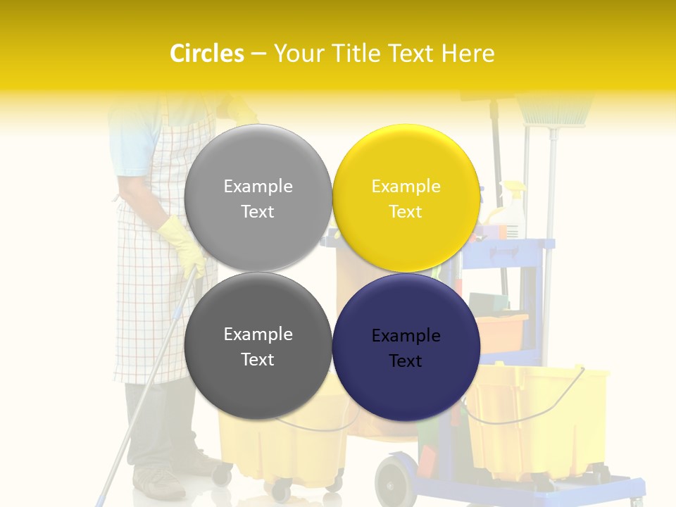 Casual Worker Cart PowerPoint Template