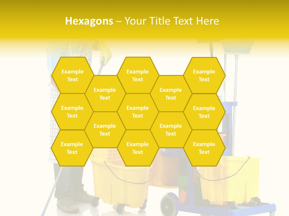 Casual Worker Cart PowerPoint Template