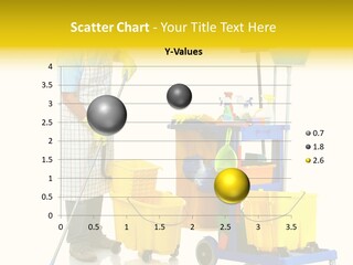 Casual Worker Cart PowerPoint Template