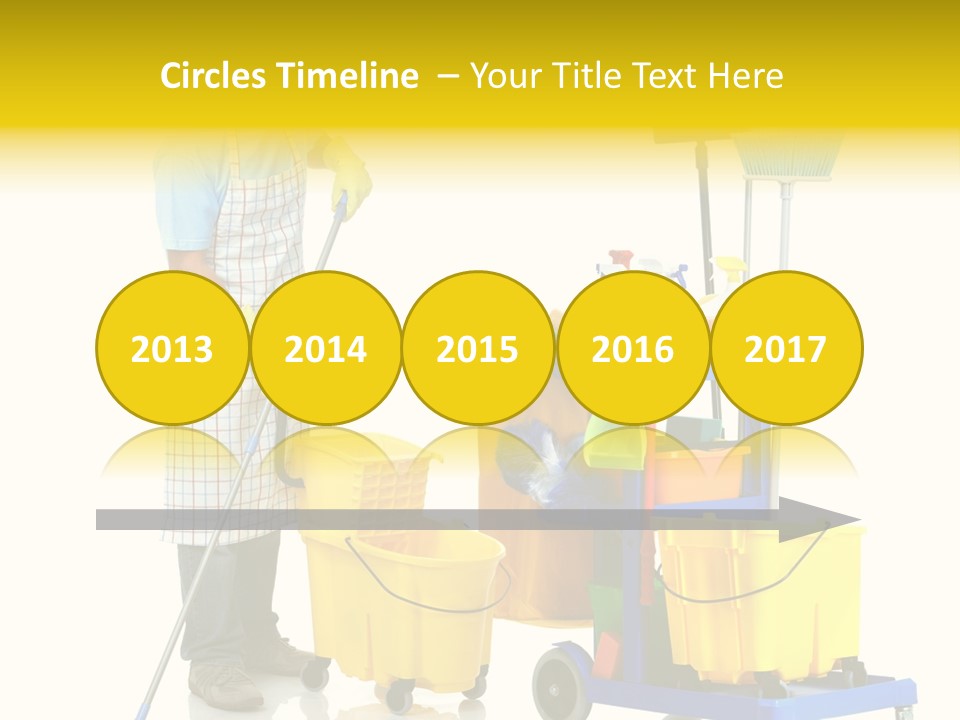 Casual Worker Cart PowerPoint Template