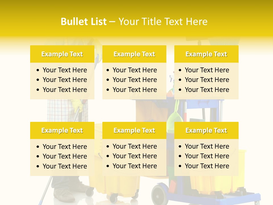 Casual Worker Cart PowerPoint Template