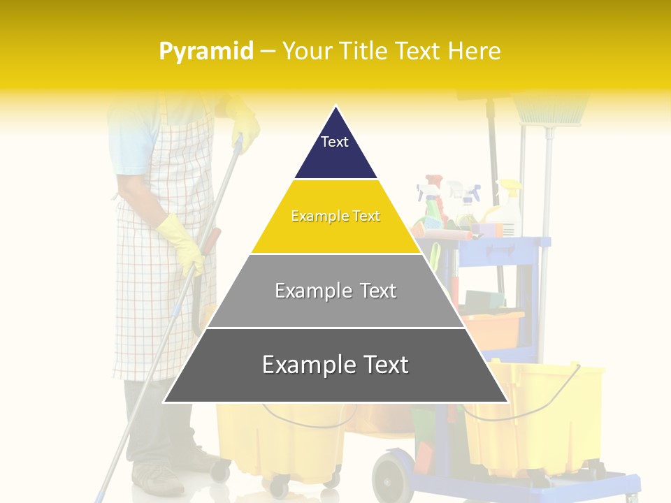 Casual Worker Cart PowerPoint Template