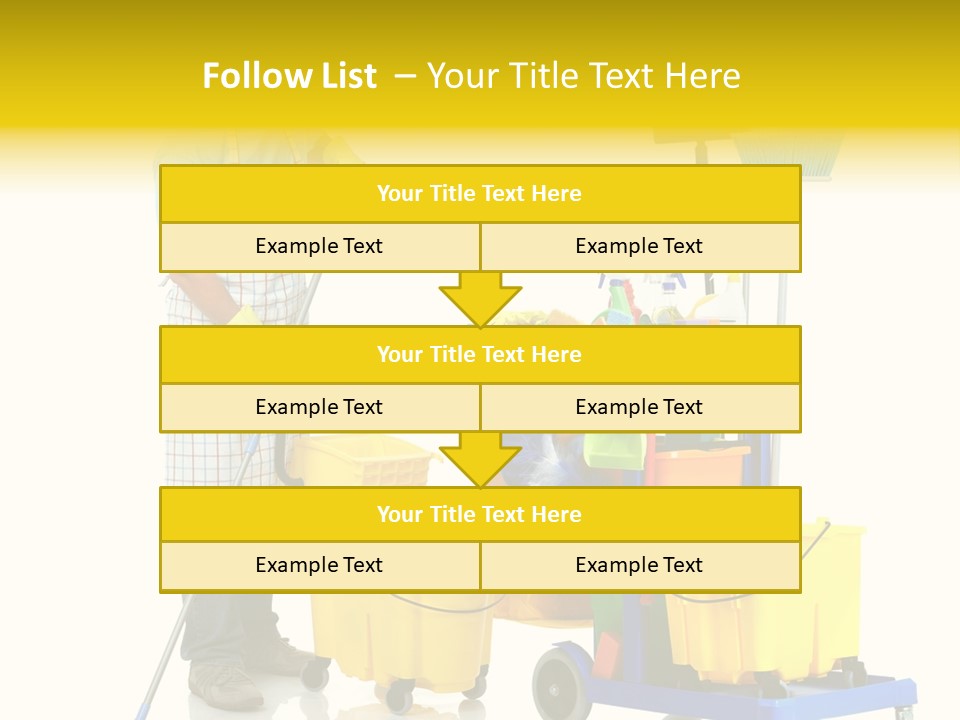 Casual Worker Cart PowerPoint Template