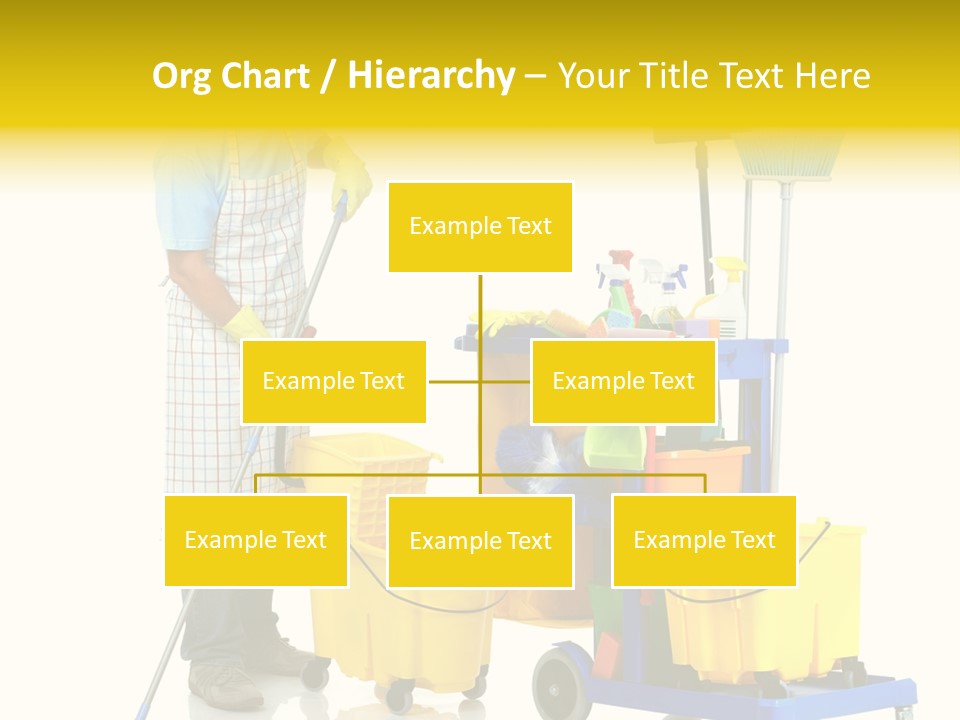 Casual Worker Cart PowerPoint Template