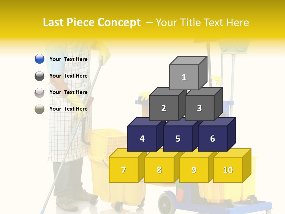Casual Worker Cart PowerPoint Template
