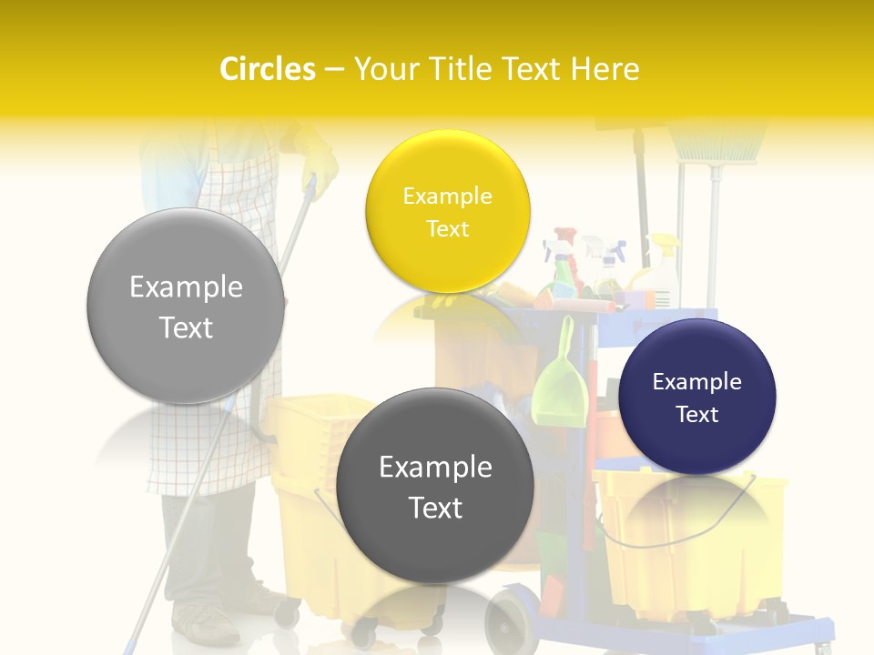 Casual Worker Cart PowerPoint Template