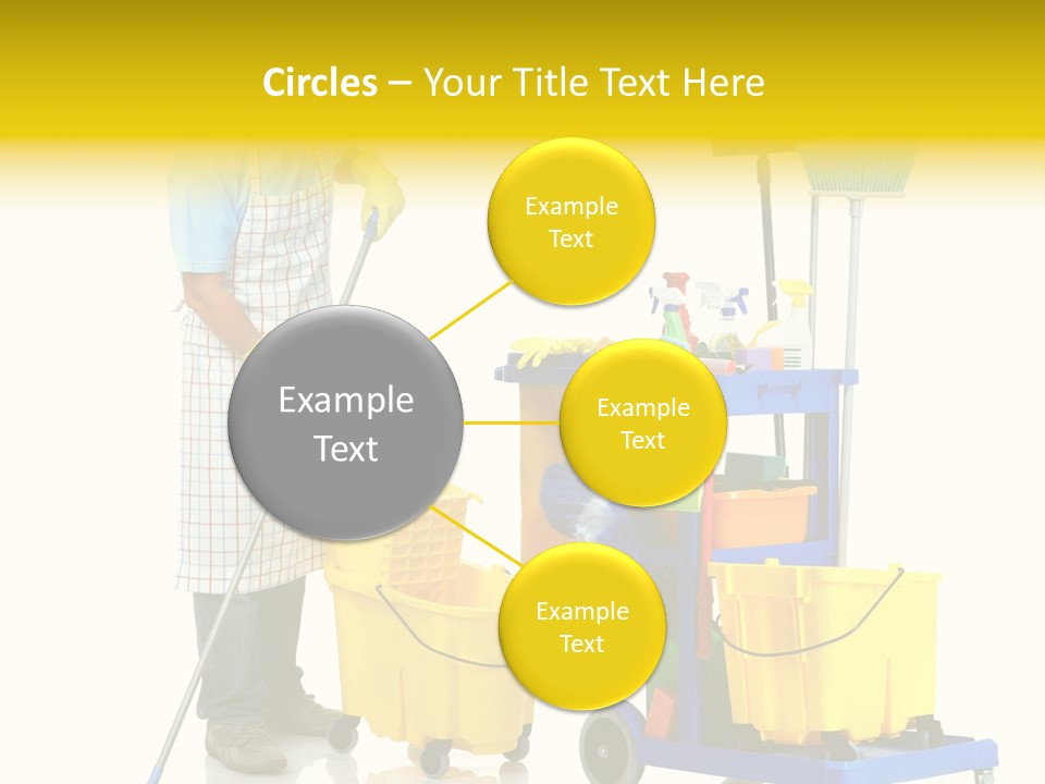 Casual Worker Cart PowerPoint Template