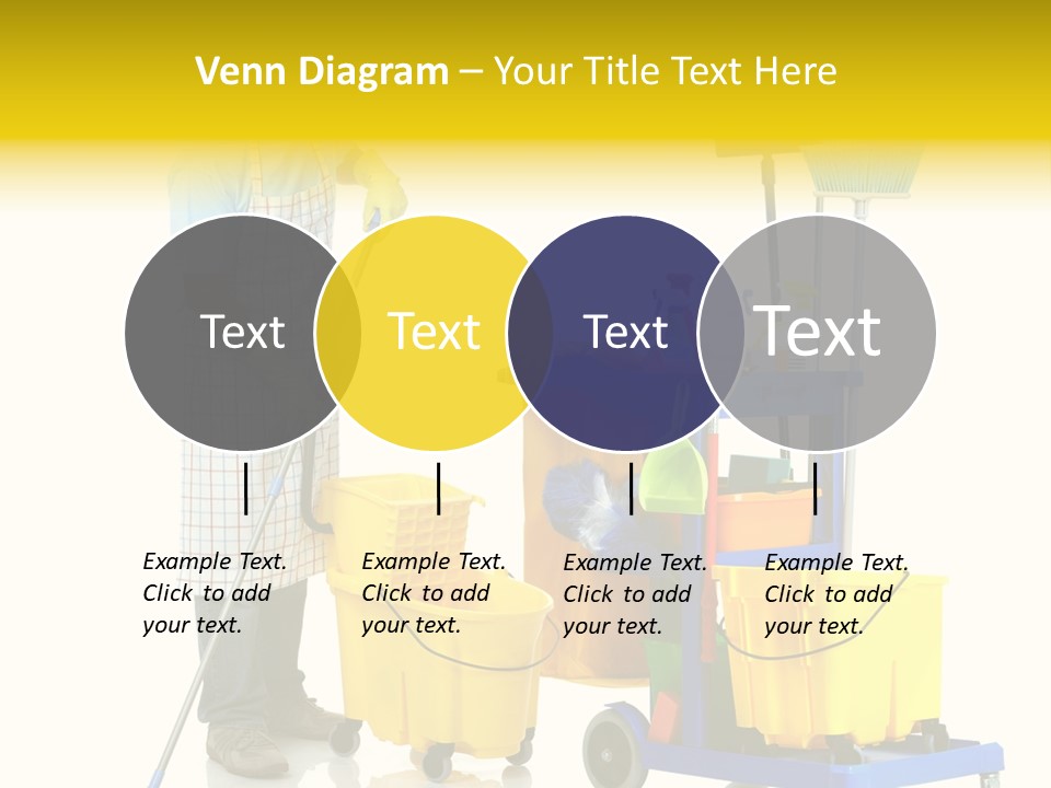 Casual Worker Cart PowerPoint Template