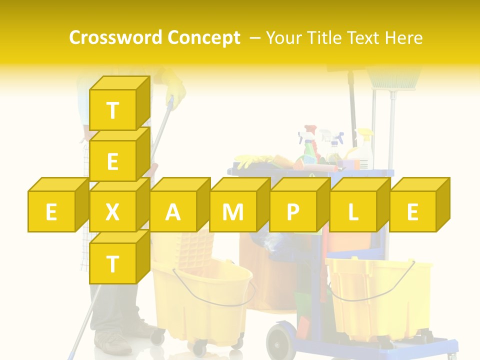 Casual Worker Cart PowerPoint Template