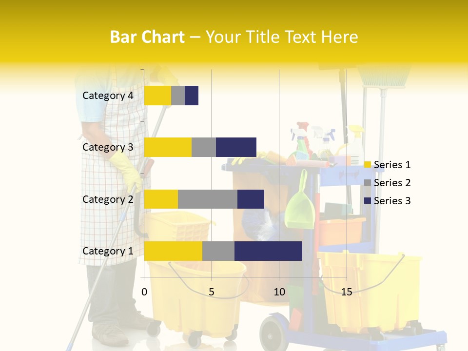 Casual Worker Cart PowerPoint Template