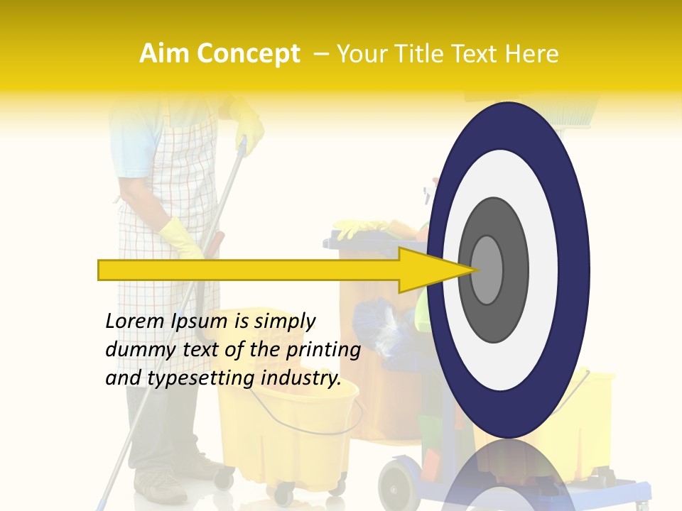 Casual Worker Cart PowerPoint Template