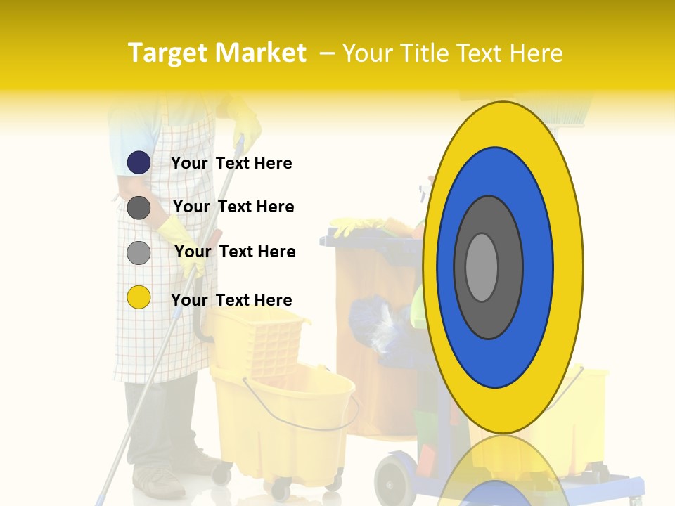 Casual Worker Cart PowerPoint Template
