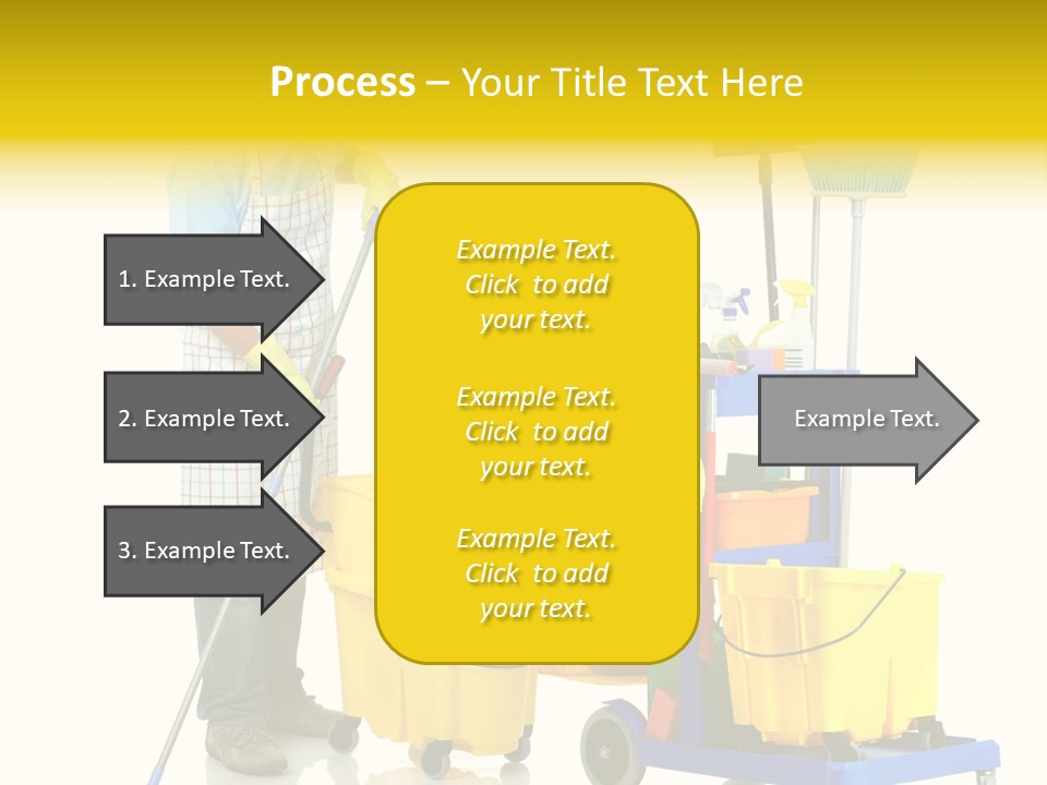 Casual Worker Cart PowerPoint Template
