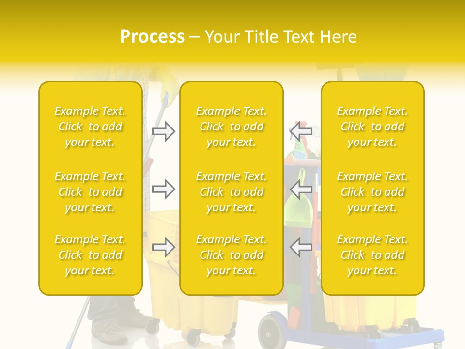 Casual Worker Cart PowerPoint Template