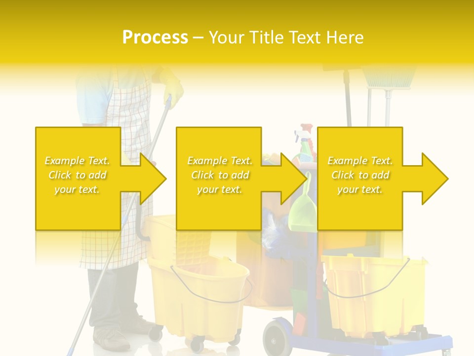 Casual Worker Cart PowerPoint Template
