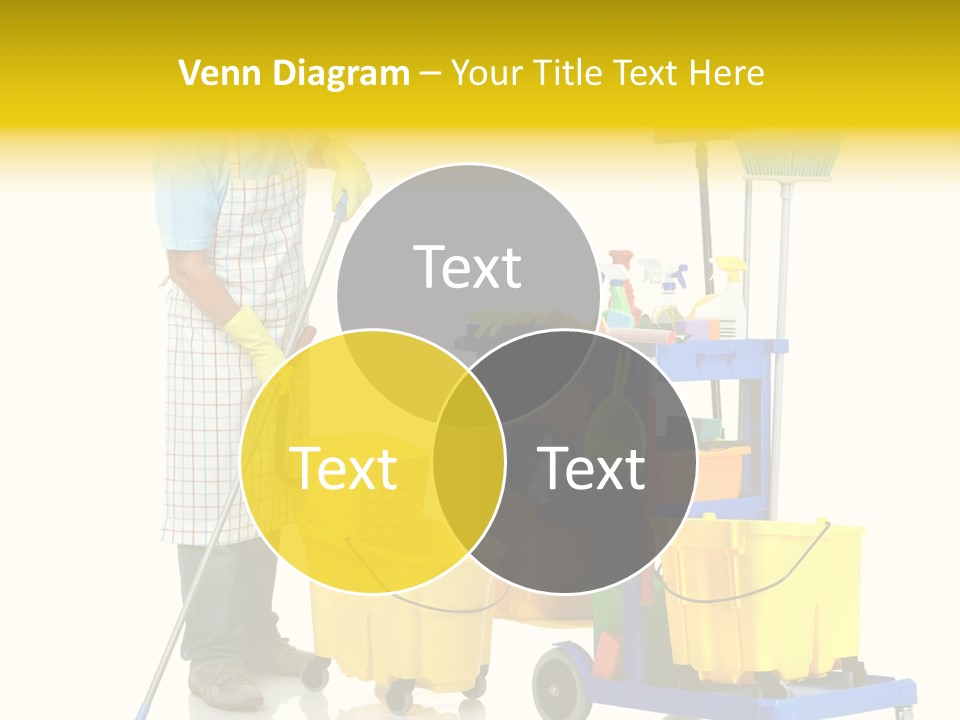 Casual Worker Cart PowerPoint Template