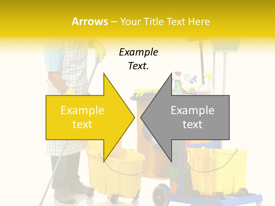Casual Worker Cart PowerPoint Template