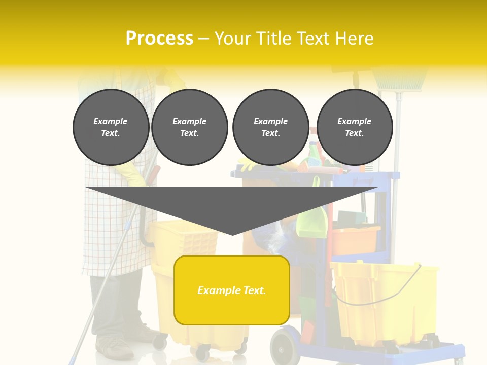 Casual Worker Cart PowerPoint Template