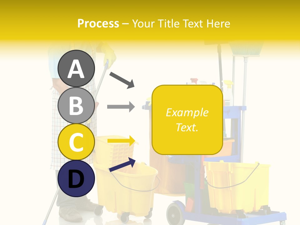 Casual Worker Cart PowerPoint Template