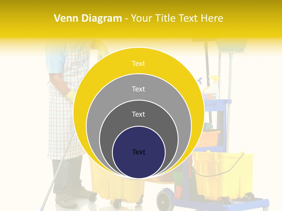 Casual Worker Cart PowerPoint Template