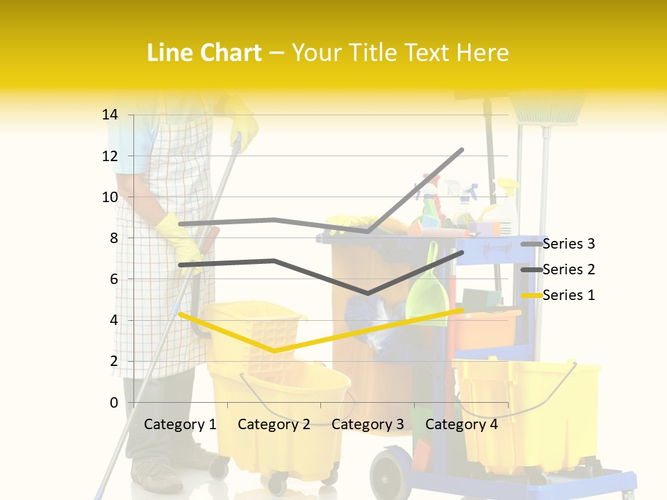 Casual Worker Cart PowerPoint Template