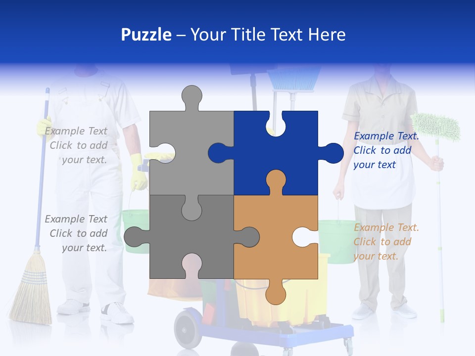 Cleaning Brush Mess PowerPoint Template