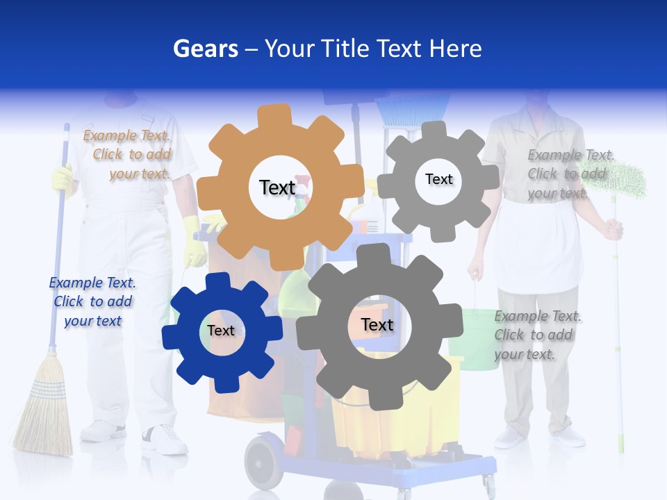 Cleaning Brush Mess PowerPoint Template