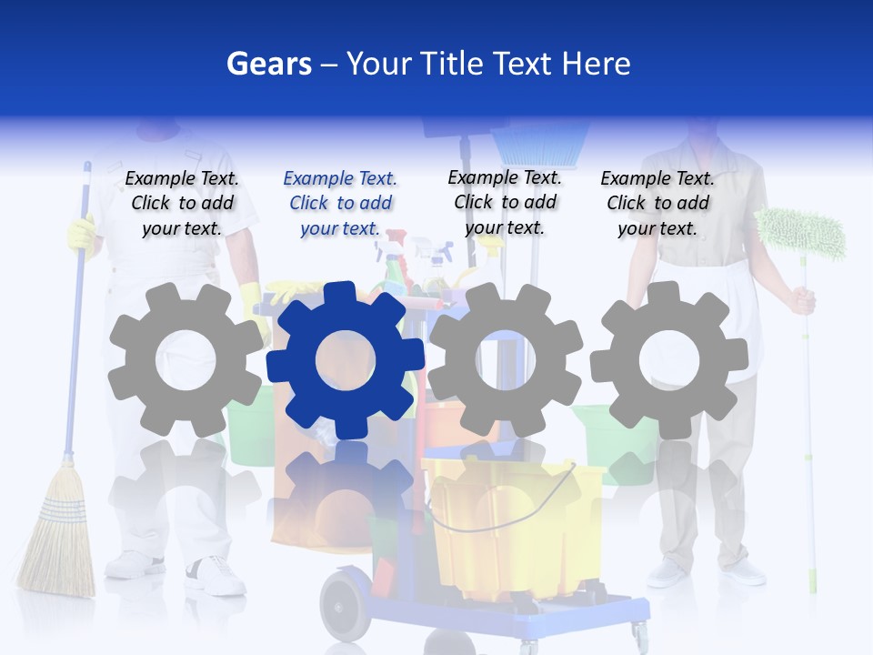 Cleaning Brush Mess PowerPoint Template