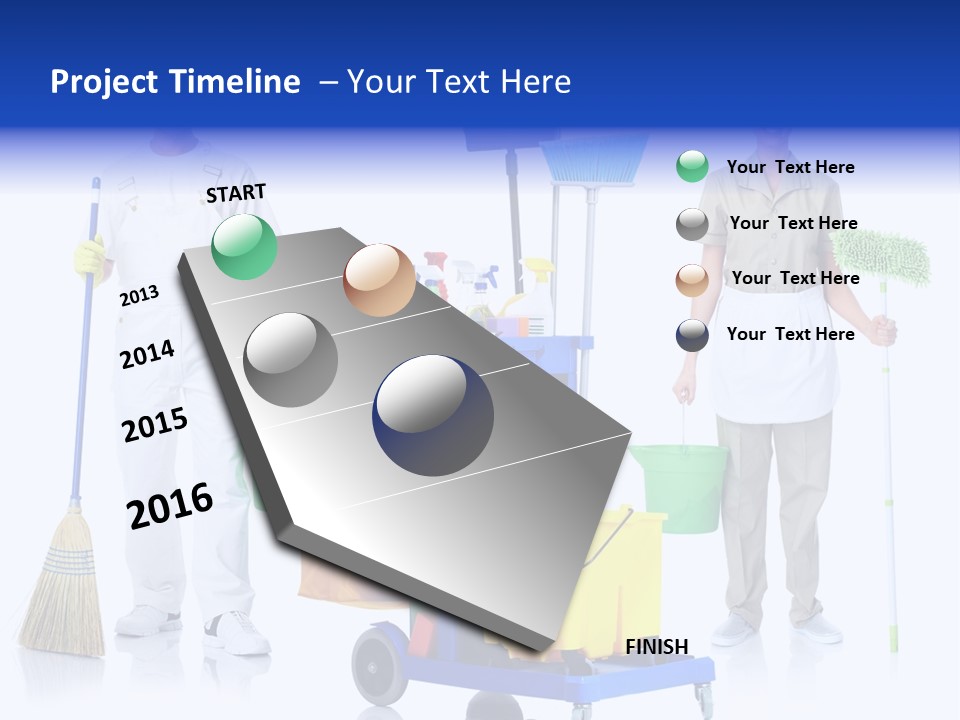 Cleaning Brush Mess PowerPoint Template