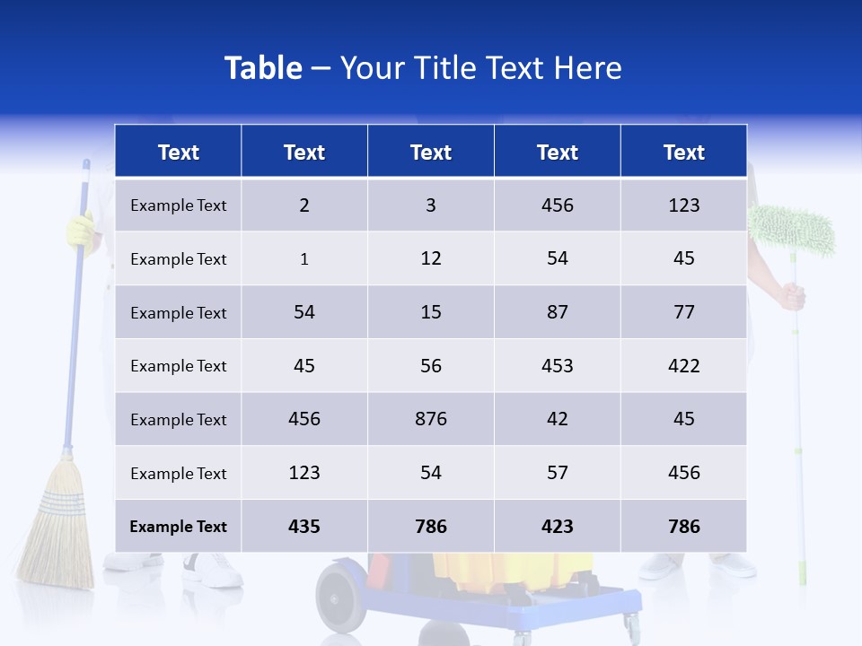 Cleaning Brush Mess PowerPoint Template