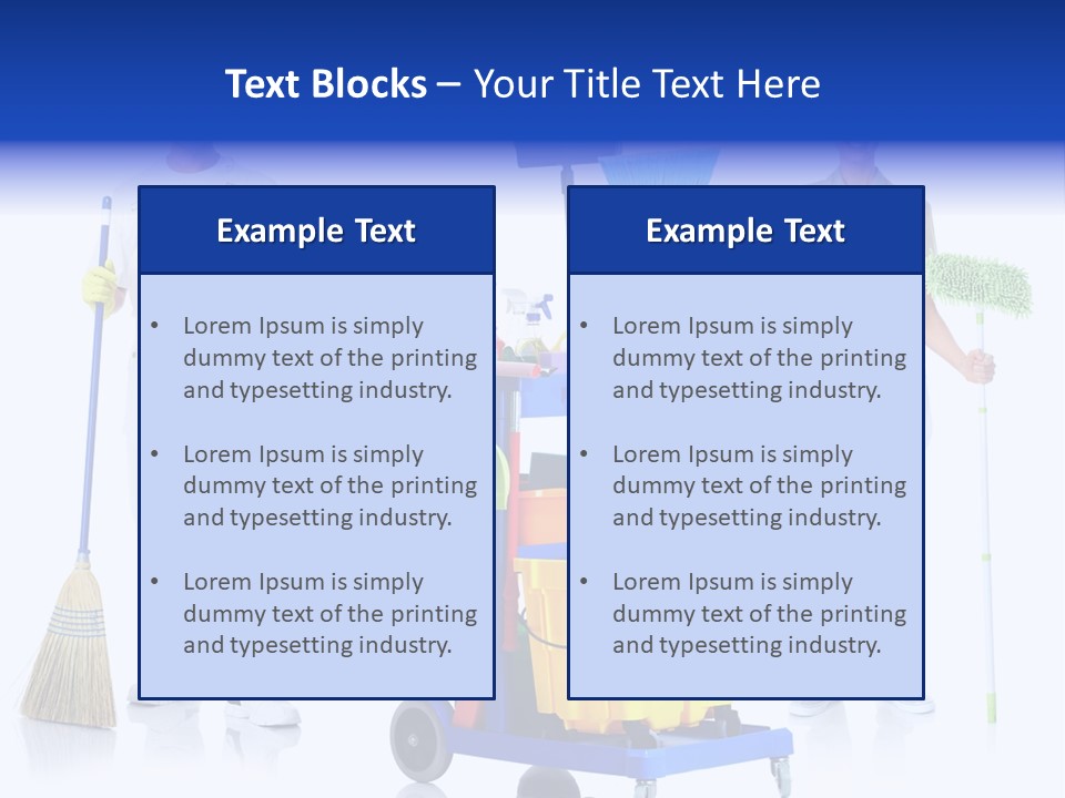 Cleaning Brush Mess PowerPoint Template