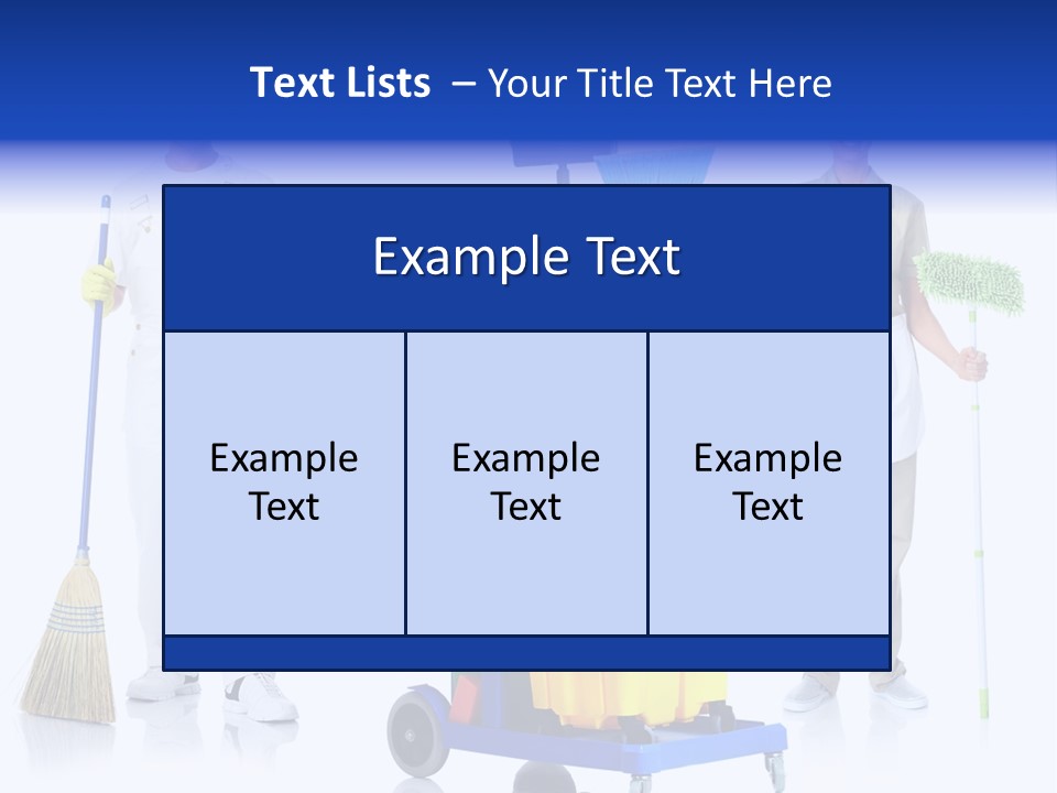 Cleaning Brush Mess PowerPoint Template