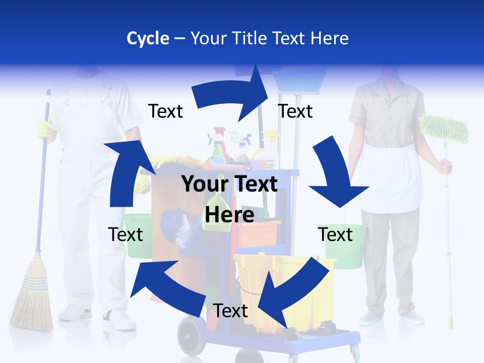 Cleaning Brush Mess PowerPoint Template