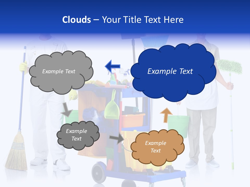 Cleaning Brush Mess PowerPoint Template
