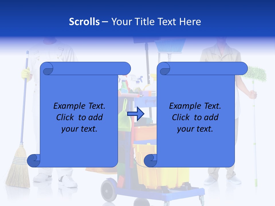 Cleaning Brush Mess PowerPoint Template