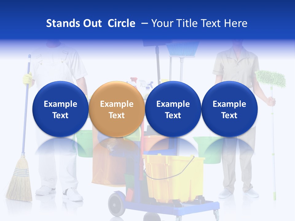 Cleaning Brush Mess PowerPoint Template