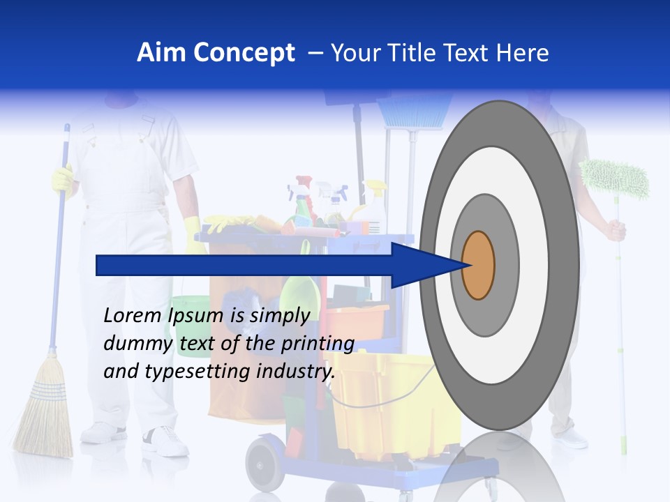 Cleaning Brush Mess PowerPoint Template