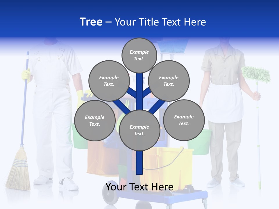 Cleaning Brush Mess PowerPoint Template
